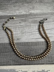 Vintage Valencia Elgin American Faux Pearl Necklace Set 4 Strands w/ Box 1950s