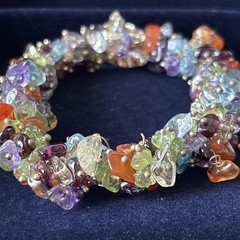 Stauer Bracelet Rainbow Gem Torsade jewelry Vintage