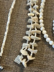 Mother Of Pearl Hand Strung Vintage Necklace Lot
