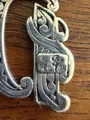 STERLING SILVER SLIDE CHARM IBB BJC Necklace WHEAT Mom Heart Dog 24’