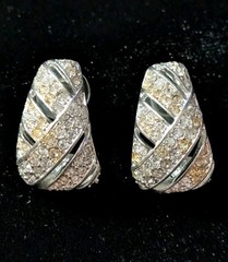 Vintage To Now Silver And Gold Tone Clear Rhinestone Jewelry Lot Of 17 Pieces