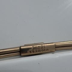 Vintage Swank Gold Filled Collar Clip Stay 1/20 12K G. F. Retro Dapper Signed