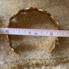 Vintage American Pennies Penny Cuff Bracelet 1970s, 2.25″ Diameter
