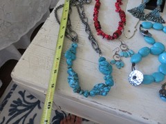 Ralph Lauren Vintage Style Southwestern Turquoise & Silver Jewelry Pieces