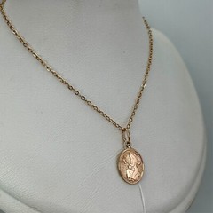 Rare USSR Jubilee Rose Gold Pendant Zodiac Sign ” Virgo ” 583 14K Olympics 1978