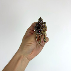 Czech Republic Vintage brooch – Vintage USSR jewelry – soviet