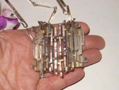 VTG REY URBAN Aage FAUSING DENMARK MODERN NECKLACE 925 STERLING SILVER 99g