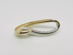 14K Yellow and White Gold Diamond Slide Pendant – 1-1/8″ in Length – LB2454