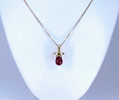 10k Yellow Gold Baby Pacifier PENDANT CHARM 20″ x 0.5mm Chain
