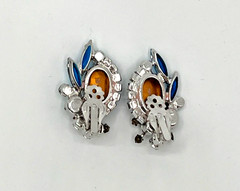 JULIANA D&E Parure Blue Heliotrope Olivine Accents Reference #1199 & 5474