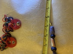 Vintage 1980s Jewelry: Earrings w/ Backs, Necklace, Shoe Clips, Polymer Clay