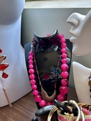 Pretty In Pink – 29 Piece Jewelry Lot – Trifari, Kors, Monet, J Crew, Avon ++