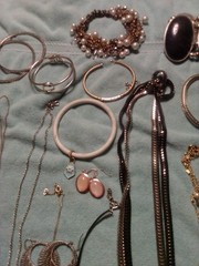 Junk Drawer Lot Vintage Estate 3.9 Lbs All Wearable