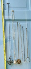 Collection of 7 Vintage-Style Fashion Necklaces, Nolan Miller, Cookie Lee, Avon