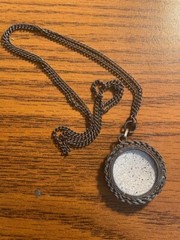 Vintage Russian Hand Made Enamel Rostov Finift Filigree Round Pendant 1988