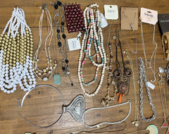 Vintage Modern Costume 69 Pieces Jewelry Lot Name Brand Necklace Earrings