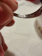 Vtg 925SterSilver By SAM Sz12-8g. Tanzanite&Topaz Ring!