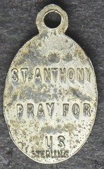 Vintage Sterling Silver- St. Anthony of Padua Religious Catholic Charm