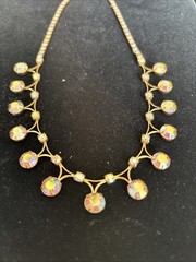 Vintage Aurora Borealis necklace