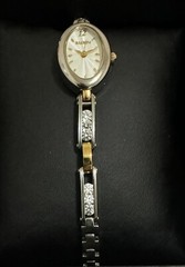 Vintage Elgin Thin Bracelet With 12 Stones Luxury Women’s Watch.