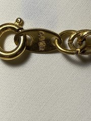 Vintage Avon 1992 Gold Tone Heirloom Classic Faux Marcasite Rope Bracelet 6.5in