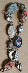 VTG/Antique 5 Micromosaic Italian Bracelets Tesserae Millefiori Glass Inlay