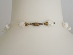 Vintage Langani Necklace Glass Beads Balls 4-Row 37.3 G/Length Approx. 39 Cm
