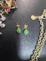 Vintage jewelry set of 21 in vintage purse