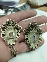 Signed VTG. 1974 COVENTRY “CONTESSA” Demi-Parure Set