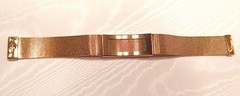 Retro Brilliant Pave Crystals Golden Mesh Band Bracelet SS LN S48