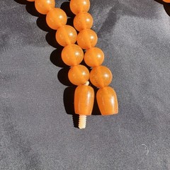 Vintage Soviet Natural Amber Beads Necklace Kaliningrad Video