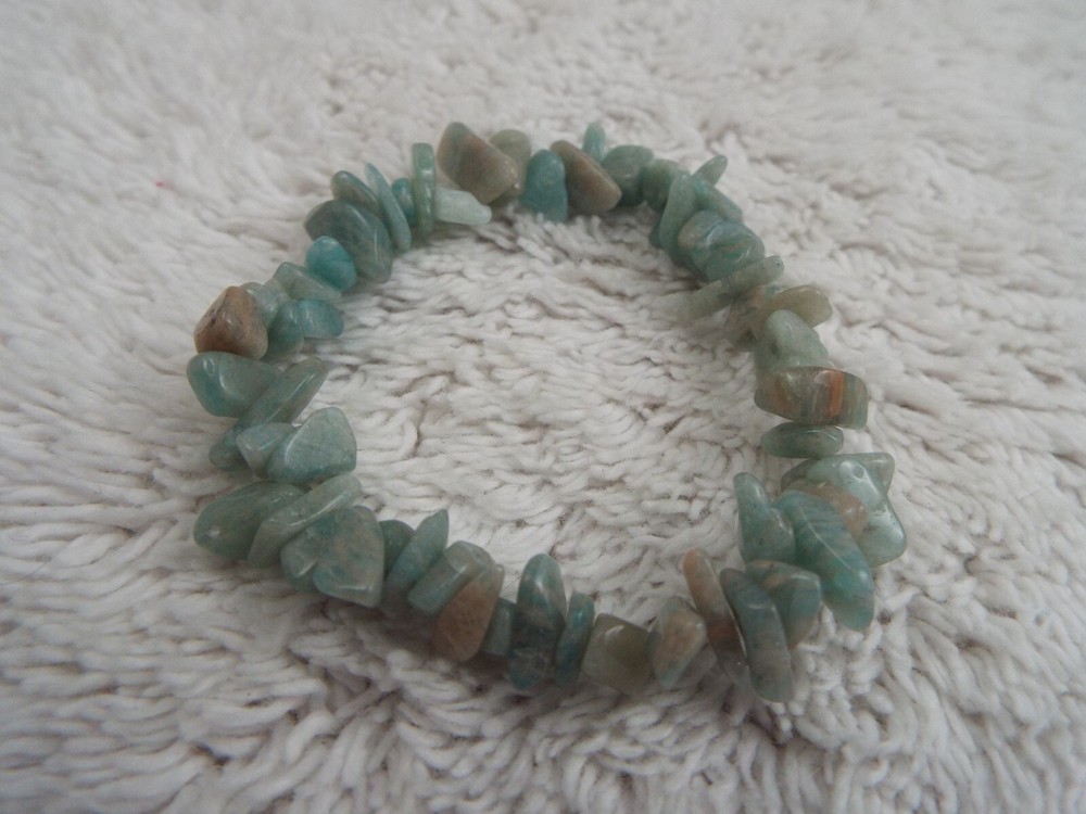 Prehnite & Jadeite Mixed Stone Stretch Bracelet (C8)