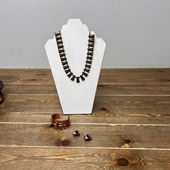 Vintage Signed Renoir RETRO Set: Peter Pan Choker, Bracelet, & Earrings