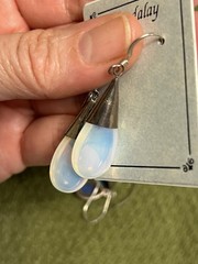 NWT MANDALAY SOUTHWESTERN NATIVE OPALITE OPAL STONE STERLING 925 EARRINGS