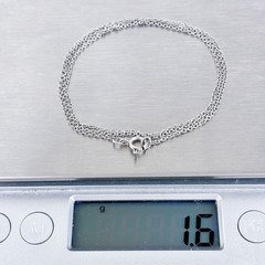 Cable Chain Necklace | Estate Sterling Silver 925 | 17.75″