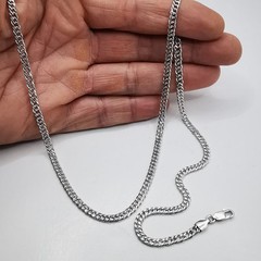 Vintage Signed Sterling Silver Chain Necklace 22.05in (56cm) 0.47oz (13.22g)