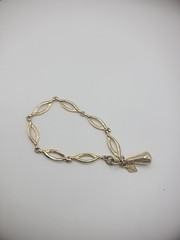 Vintage Sarah Coventry Womens Bracelet Gold Tone Links Dainty Wedding