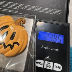 Halloween Pumpkin Jack-o’-Lantern Brooch Pendant – Enamel,Gold-Tone Dual Purpose