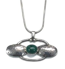 Vintage 80’s Silver 925 Rachel Gera Pendent One Of A Kind Signed Modernist Art