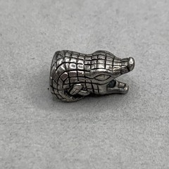 Vintage Sterling Silver Alligator Charm