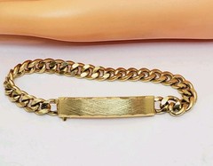 Vintage Spiedel ID Engravable Identity Bracelet Heavy Men’s Chain (76)