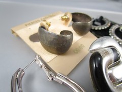 Vtg Mod Retro Varying Colors & Multi Styles LOT of 7 Post Pierced Earrings 151Y