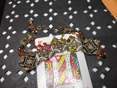 15 Inch Vintage Multicolor Necklace
