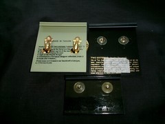 Vintage Lot NOS Pierced and Clip On Earrings, Set of 3 Pair Two Sisters Medici