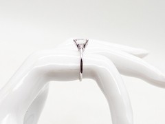 Vintage 1940s $6000 1.63ct Certified NO HEAT Pink Sapphire Diamond Platinum Ring