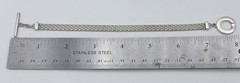 VINTAGE TIFFANY & CO. NY STERLING SILVER SOMERSET MESH ROUND TOGGLE BRACELET 8″
