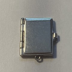 Vintage Sterling Silver Medical Library Book Charm Opens 1967-1972 – 2.68 Grams