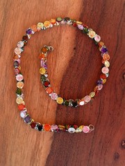 Rare Vtg Swarovski Crystal Collector Necklace • 925 • 70g Estate Treasure