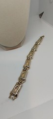 Vintage Coro Parure Set Cream & Gold Confetti Thermoset Lucite Jewelry