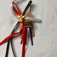 Vintage USA Pins with Ribbon Flag Angel